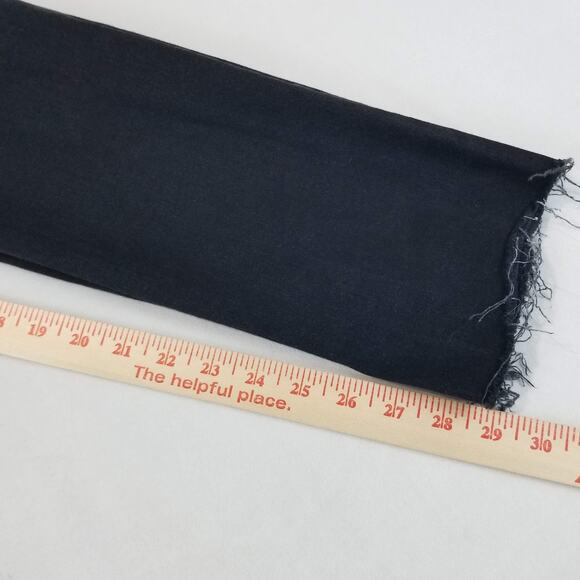 J Brand Jeans Mens 32 Black Mick Tycho Skinny Slim Stretch Frayed Hem Denim USA - Picture 11 of 12